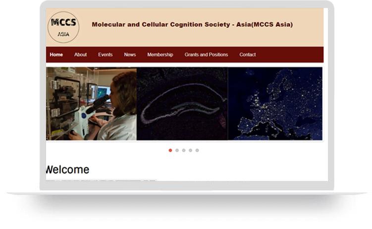 亞洲分子與細胞認知學會網站建設案例：MCCS Asia
